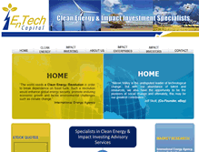 Tablet Screenshot of entechcapital.com